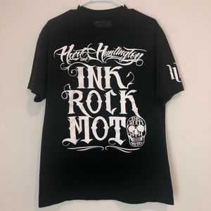 Hart and Huntington Ink Rock Moto Large Black T-shirt